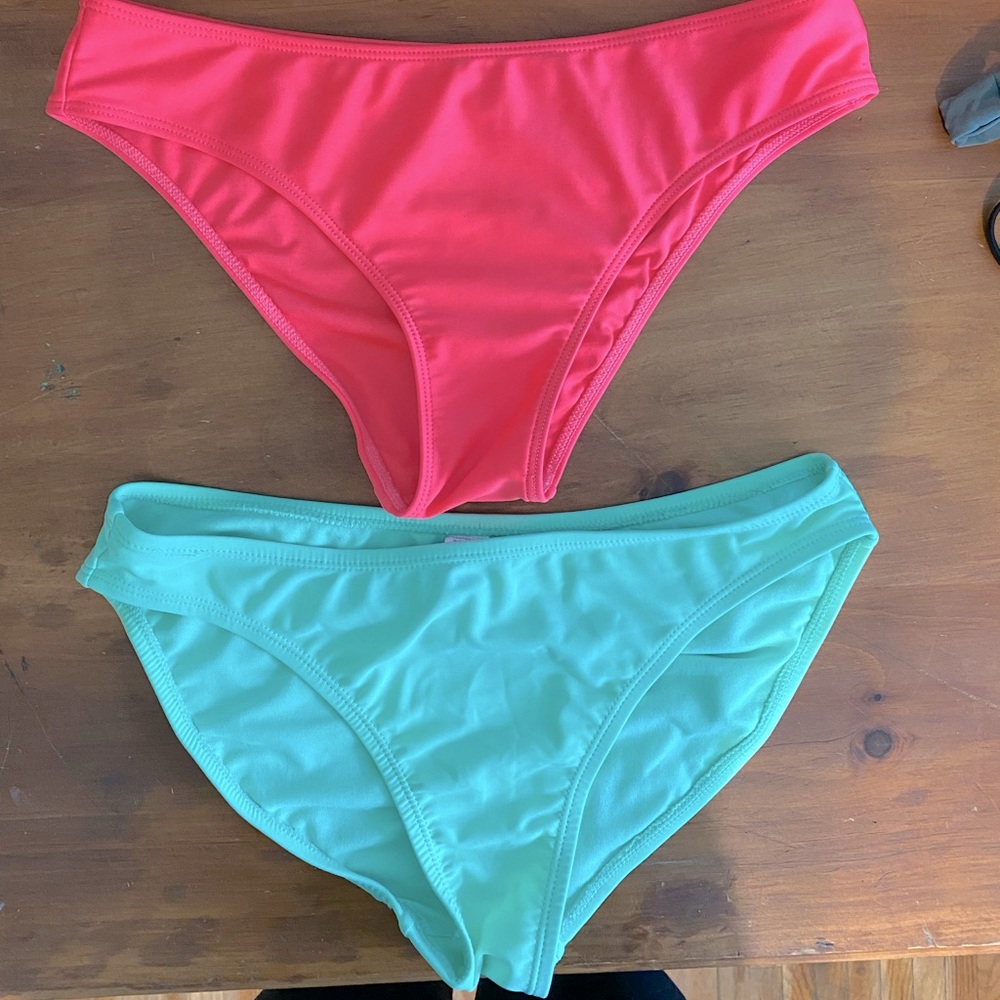 Neon bikini bottoms